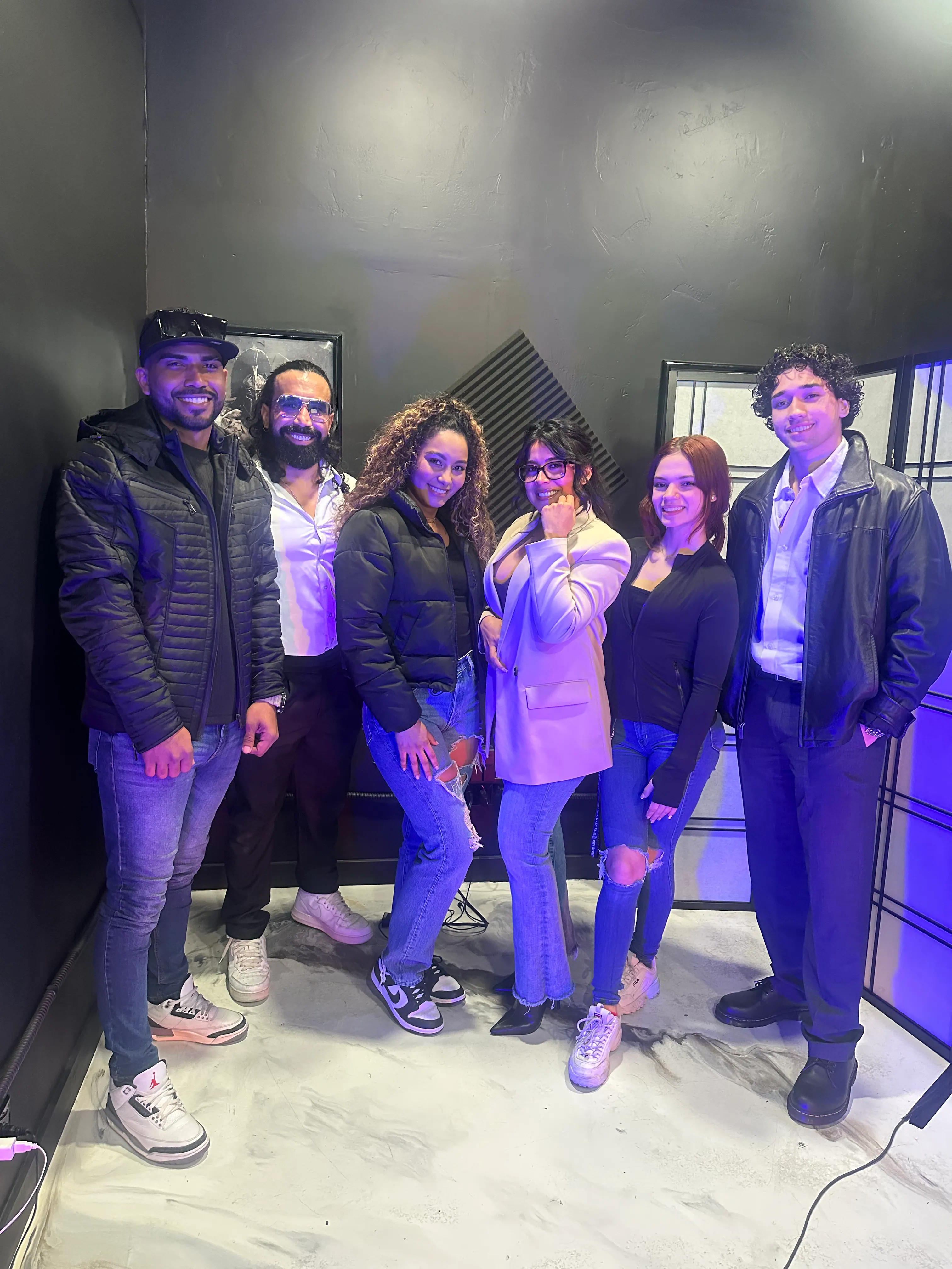 Recorrido por el set del podcast